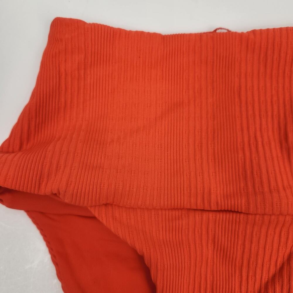 L*Space Desi High Waisted Bikini Bottom in Poppy Orange Size Small - Picture 3 of 4